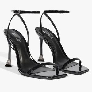 Schutz Joanna Patent Leather Sandals Black Women’s Size 8.5